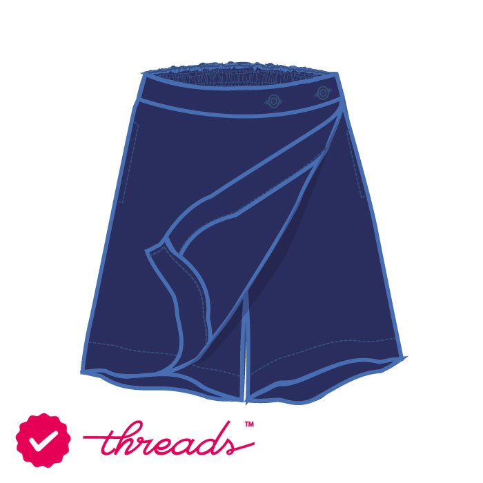Skort Knee Length - Navy - GEMS World Academy - Dubai