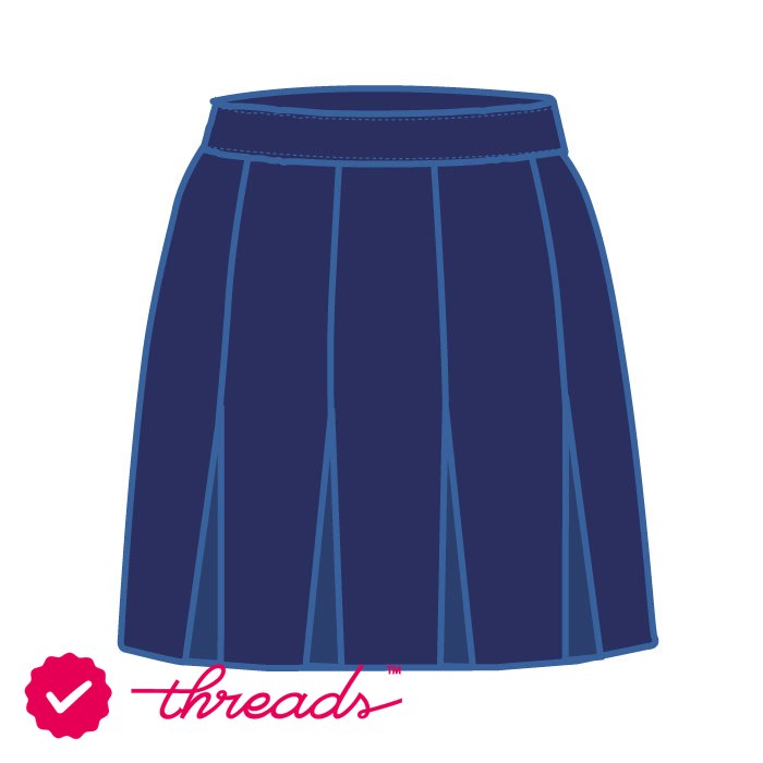 Skirt Pleated - Navy - GEMS World Academy - Dubai