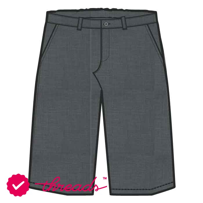Boys Kindergarten Shorts - Grey - GEMS Legacy School - Dubai