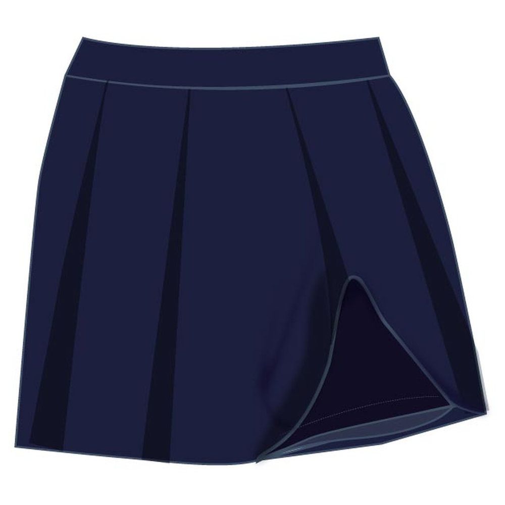 Girls Knee Skirt - Navy - Grades 6-10 - GEMS International School