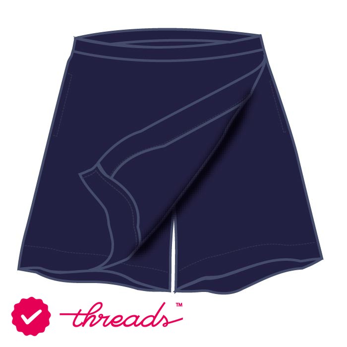 Wesgreen International School - Girls Skort G3-G6 Navy