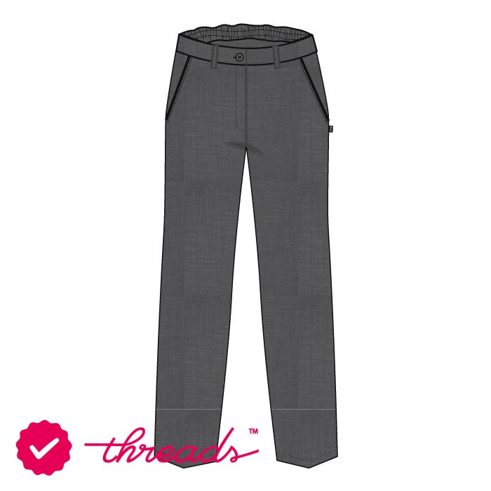 Girls Trousers - Grey - Grade 5-12 - GEMS Legacy School - Dubai