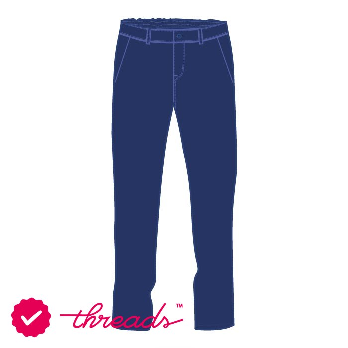 Boys Trousers - Navy - Grades 1-10 - GEMS Our Own Indian School - Dubai
