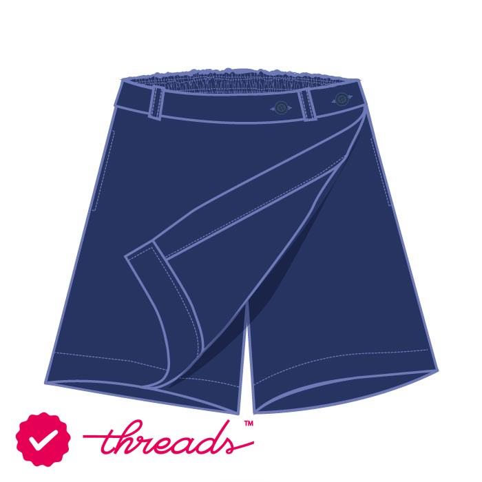 Girls Skorts - Navy - Grades 1-5 - GEMS Our Own English High School - Al Ain