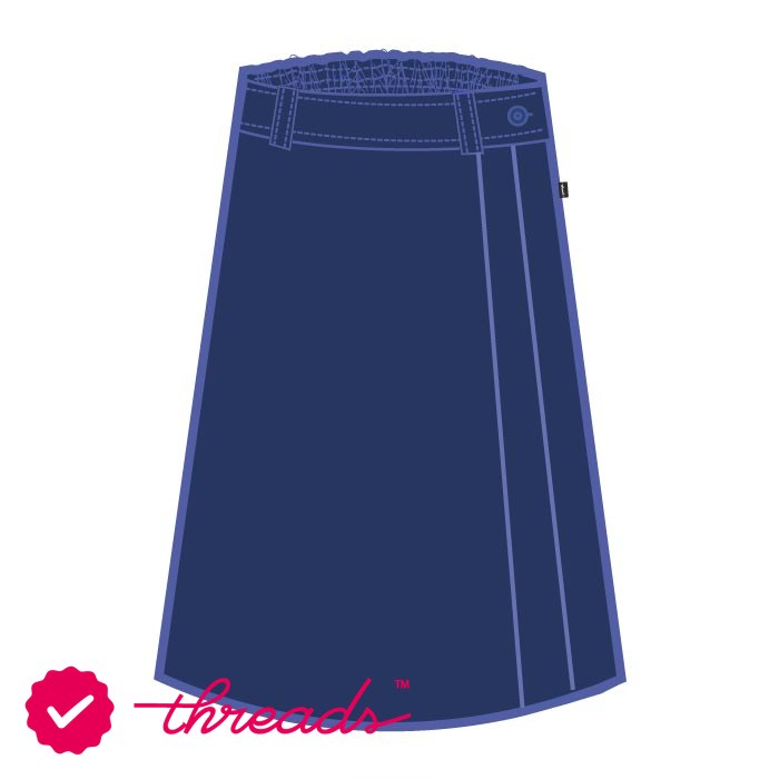 Girls Long Skirts - Navy - Grade 6-Grade 10 - GEMS Our Own English High School - Dubai (Girls)