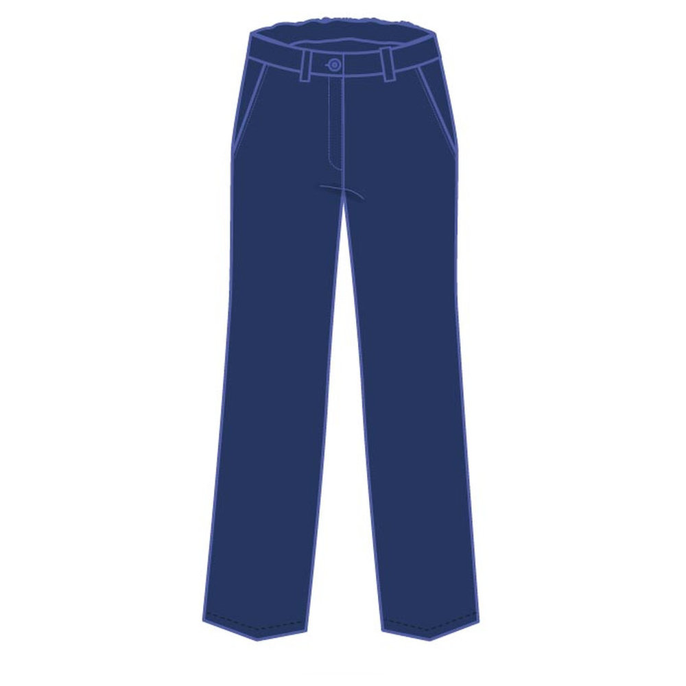 Girls Trousers - Navy - Grade 1-Grade 10 - GEMS Our Own Indian School - Dubai