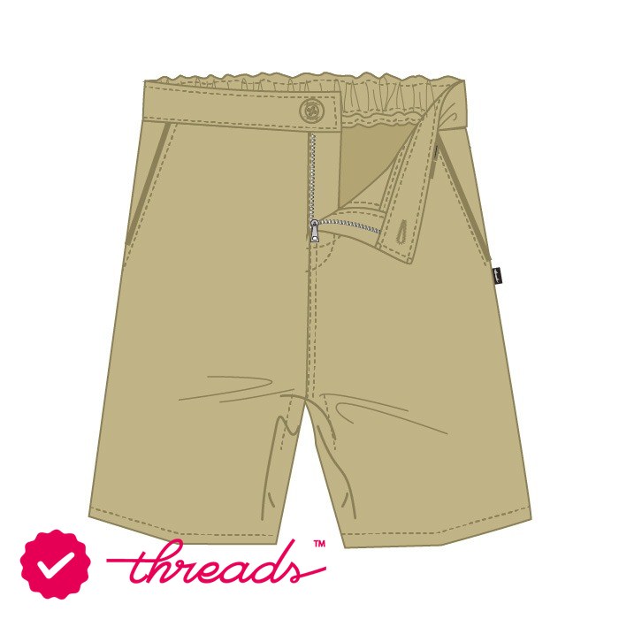 Boys Shorts - Stone - Kindergarten 1-2 - The Millennium School - Dubai