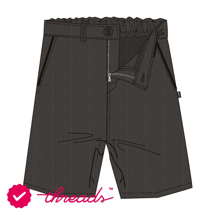 Boys Shorts - Dark Grey - Grades 1-5 - The Millennium School - Dubai