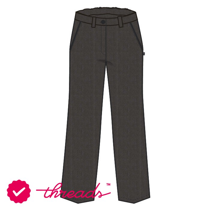 Girls Trouser - Dark Grey - Grade 6-Grade 12 - The Millennium School - Dubai