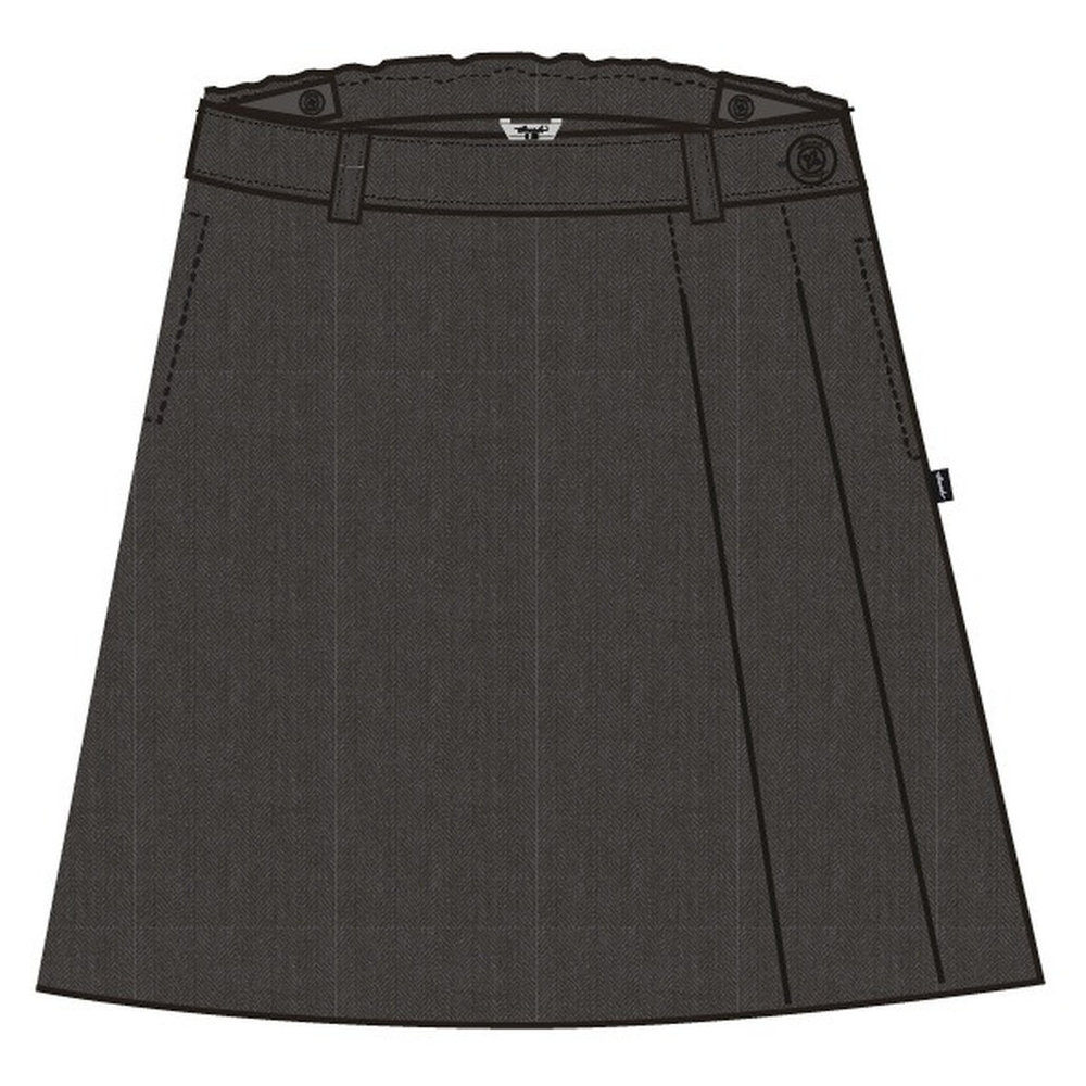 Girls Knee Skirt - Dark Grey - Grade 6-Grade 12 - GEMS Millennium School - Sharjah