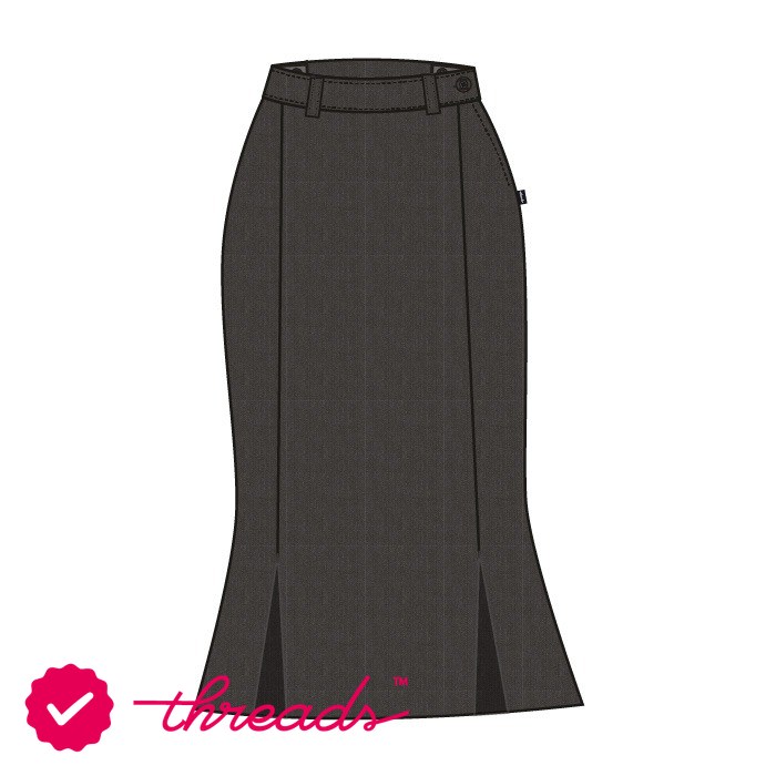 Girls Long Skirt - Dark Grey - G6-G12 - GEMS Millennium School - Sharjah