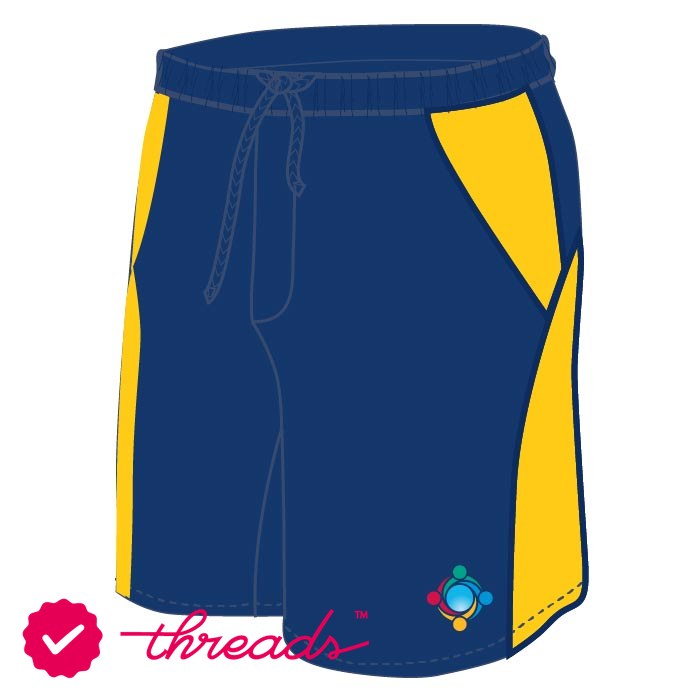 Unisex Shorts Core - Yellow - GEMS World Academy - Abu Dhabi
