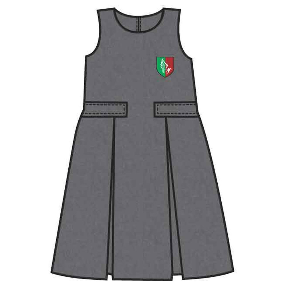 Girls Pinafore - Grey - Kindergarten - GEMS Al Barsha National School