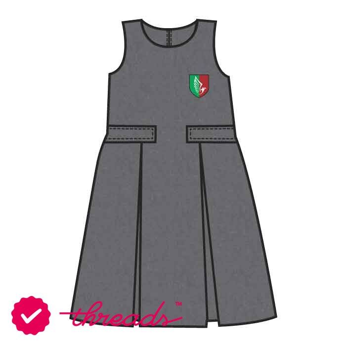 Girls Pinafore - Grey - Kindergarten - GEMS Al Barsha National School