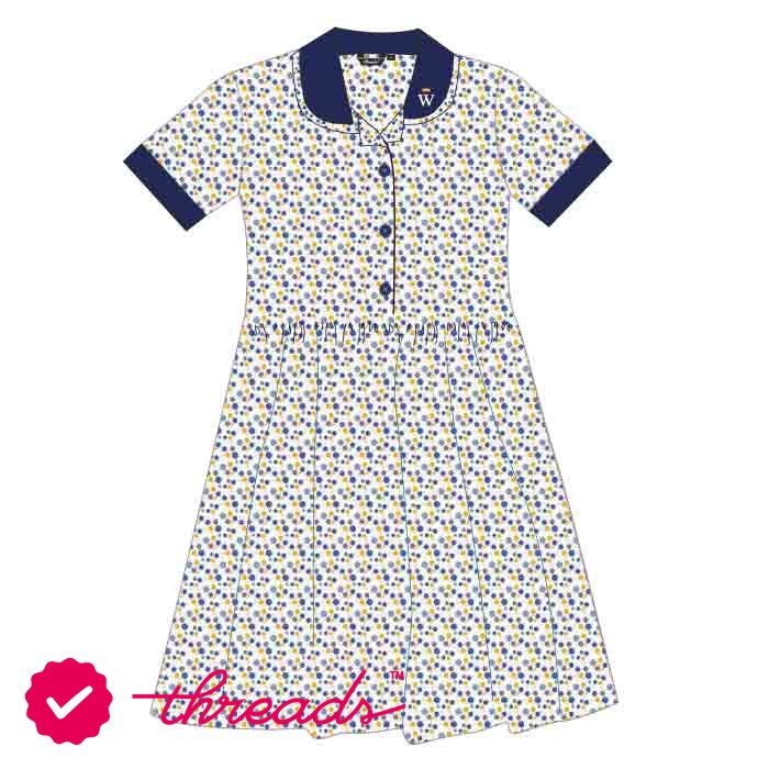 Girls Floral Dress - FS1 - G4 - GEMS Wellington International School - Dubai