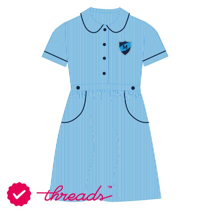 Girls Dress Striped - Yr 3-6 - GEMS Metropole School - Motor City