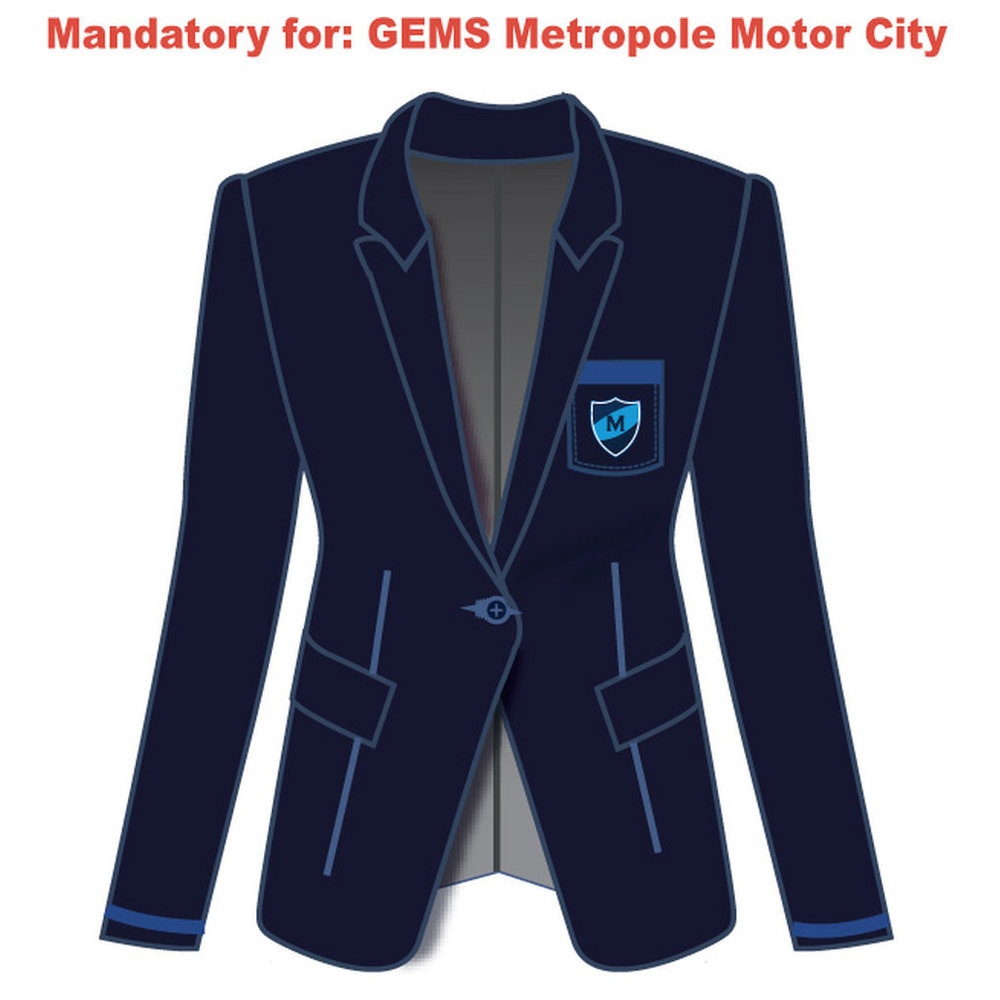 Girls Blazer - Navy - Yr10-13 - GEMS Metropole School - Al Waha