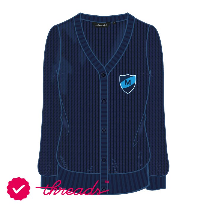 Girls Cardigan - Navy - GEMS Metropole School - Motor City
