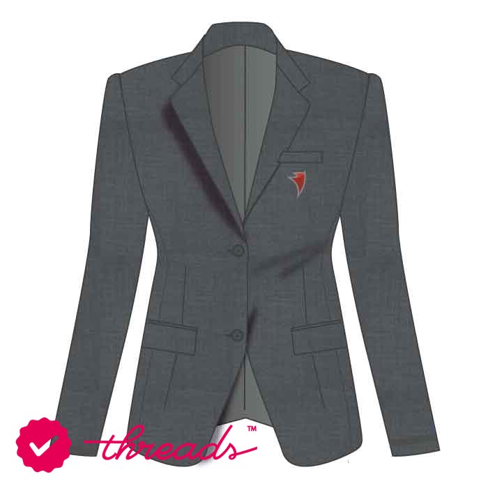 Girls Blazer - Grey - Grade 5-12 - GEMS Legacy School - Dubai