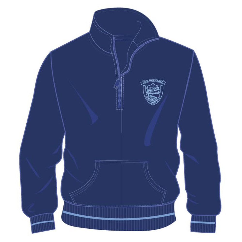 Unisex 3/4 Zip Jackets - Navy - Kindergarten 1-Grade 5 - GEMS Our Own English High School - Al Ain
