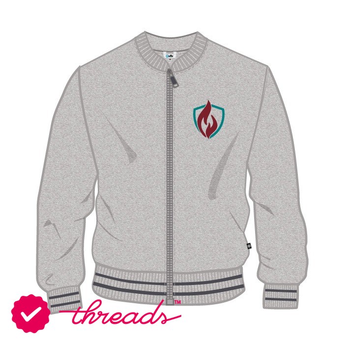 Unisex Jacket - Light Gray - The Millennium School - Dubai
