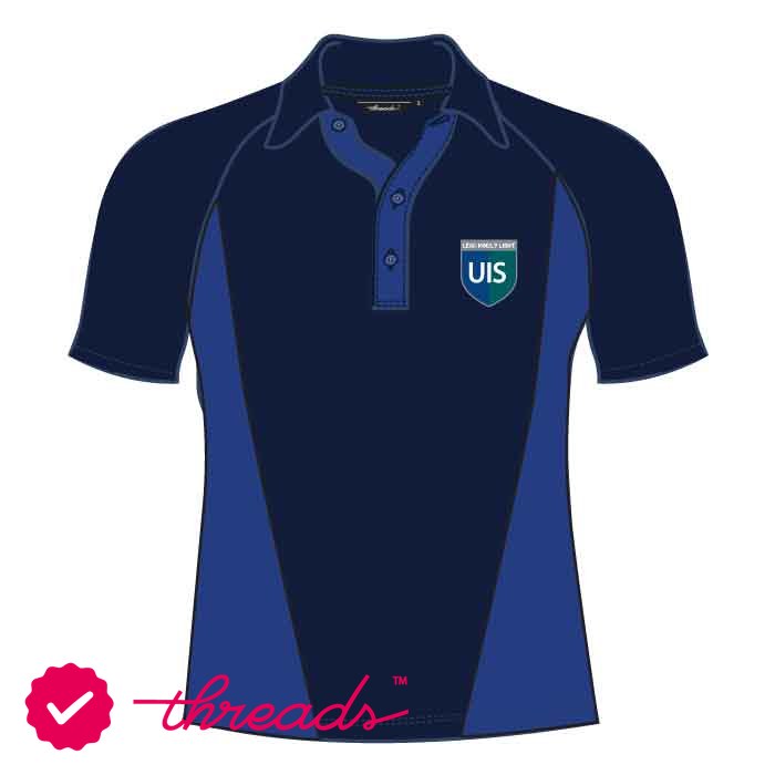 Unisex PE Polo Shirt - Navy/Blue - GEMS United Indian School - Abu Dhabi