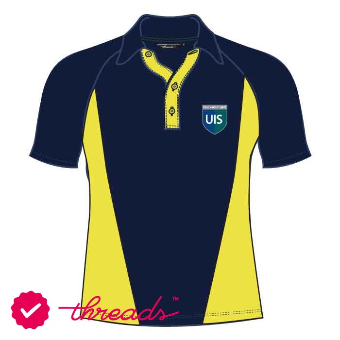 PE Polo Shirt - Navy/Yellow - GEMS United Indian School - Abu Dhabi