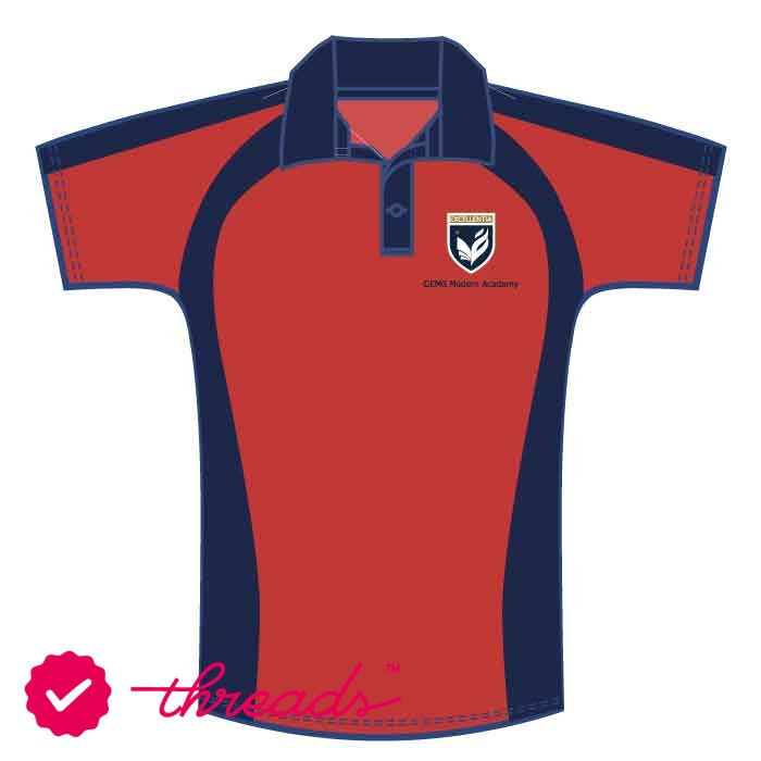 Unisex Red PE Polo - GEMS Modern Academy - Dubai