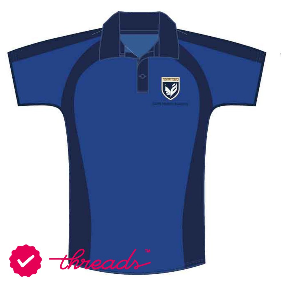 Unisex PE Polo Shirt - Blue - GEMS Modern Academy - Dubai