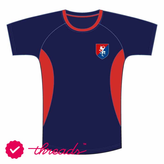 Unisex Short Sleeve PE T-Shirt - Red - GEMS Founders School - Al Mizhar