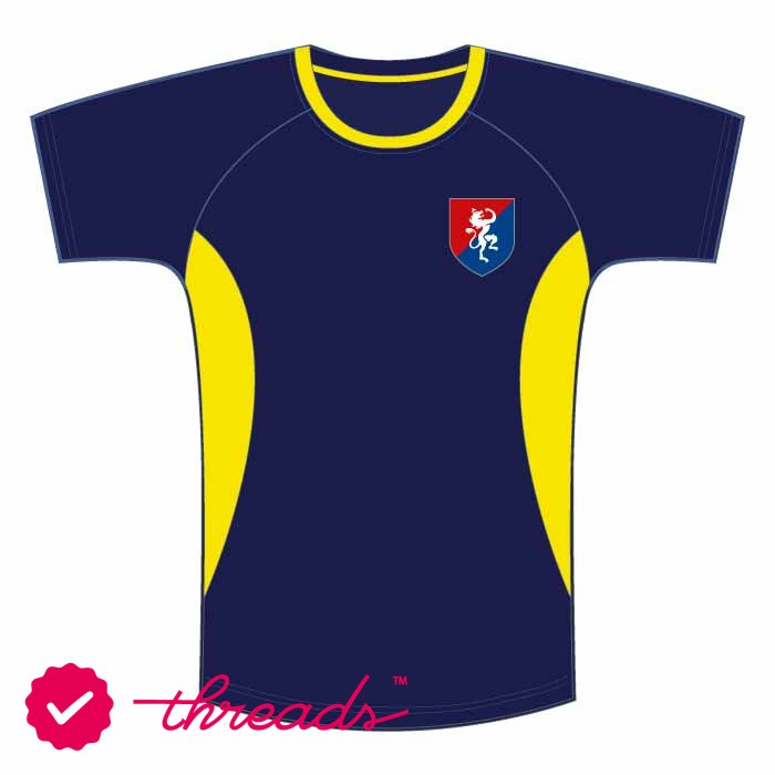 Unisex Short Sleeve PE T-Shirt - Yellow - GEMS Founders School - Dubai South