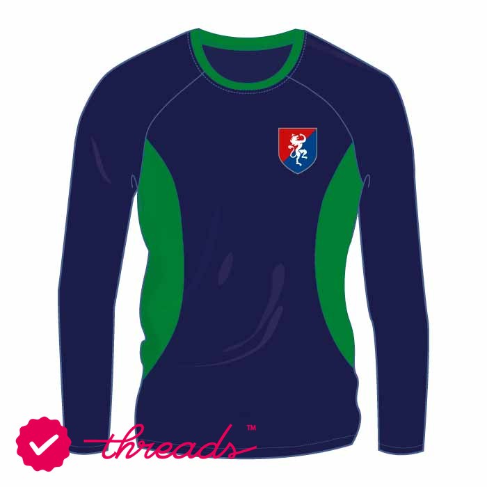 Unisex Full Sleeve PE T-Shirt - Green - GEMS Founders School - Al Mizhar