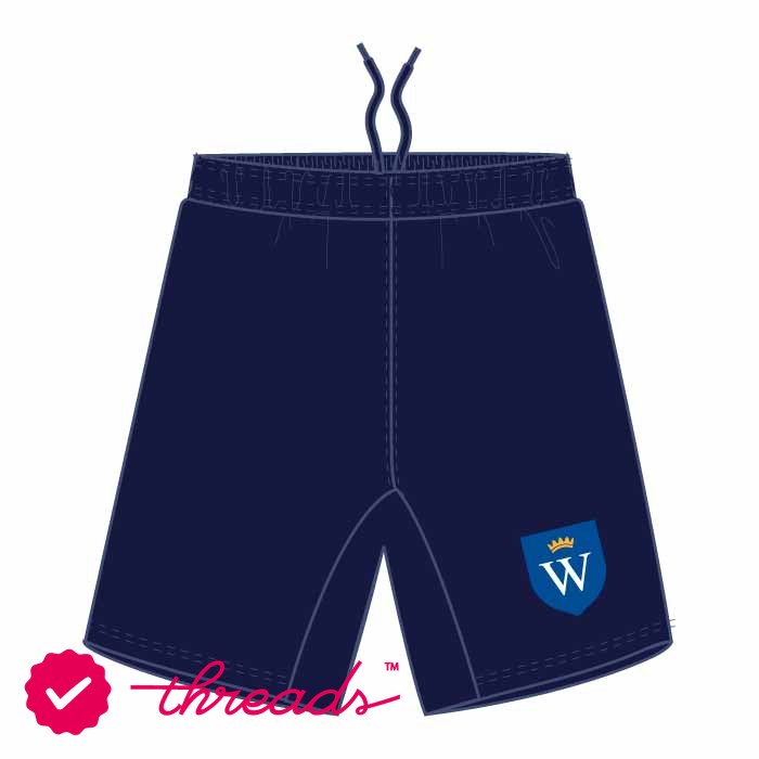 Unisex PE Shorts - Navy - GEMS Wellington International School - Dubai