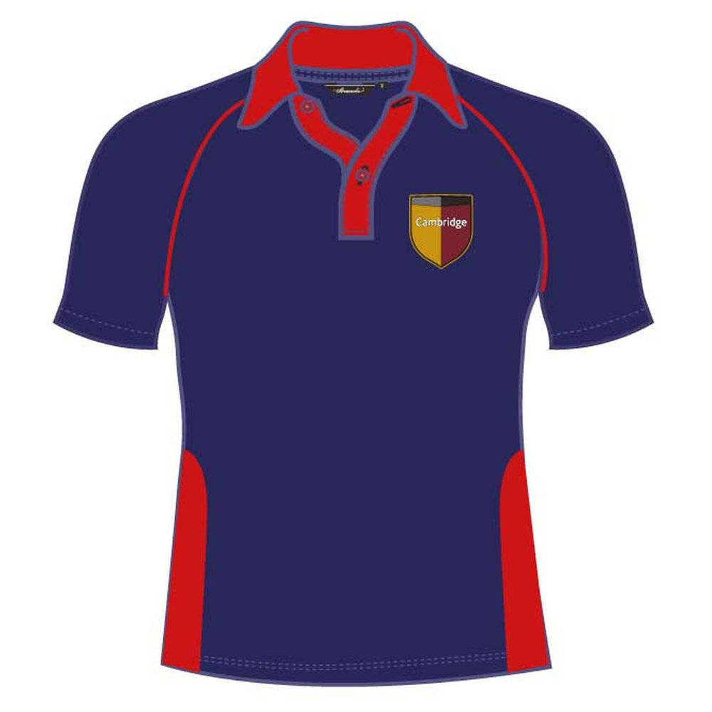 Unisex PE Polo Shirt - Red - GEMS Cambridge International School - Abu Dhabi