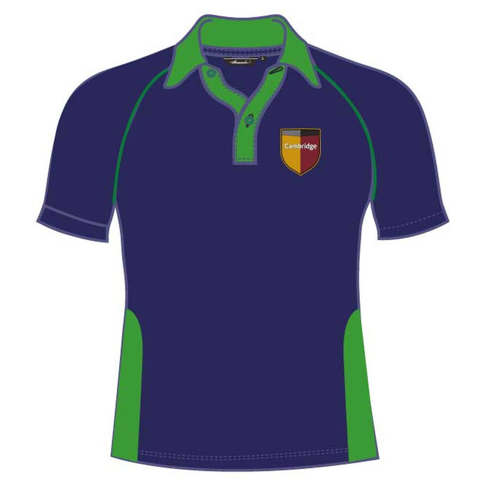 Unisex PE Polo Shirt - Green - GEMS Cambridge International Private School - Sharjah