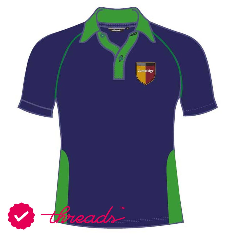 Unisex PE Polo Shirt - Green - GEMS Cambridge International Private School - Sharjah