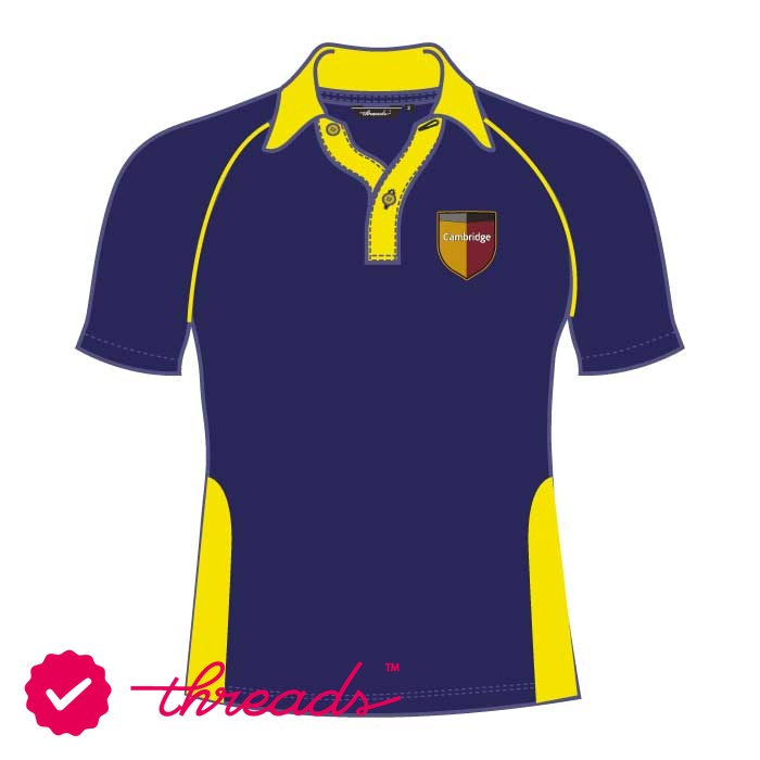 Unisex PE Polo Shirt - Yellow - GEMS Cambridge International Private School - Sharjah
