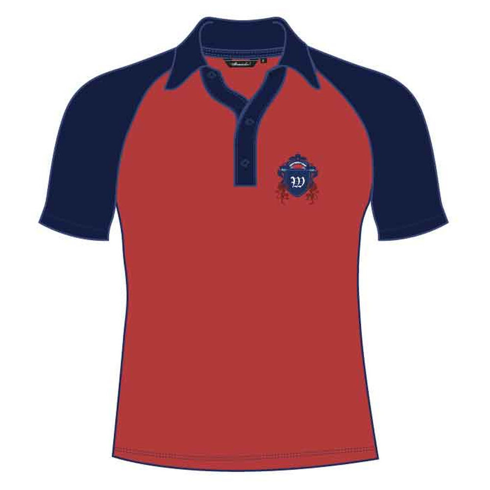 Unisex PE Polo Shirt - Red - GEMS Winchester Private School - Fujairah