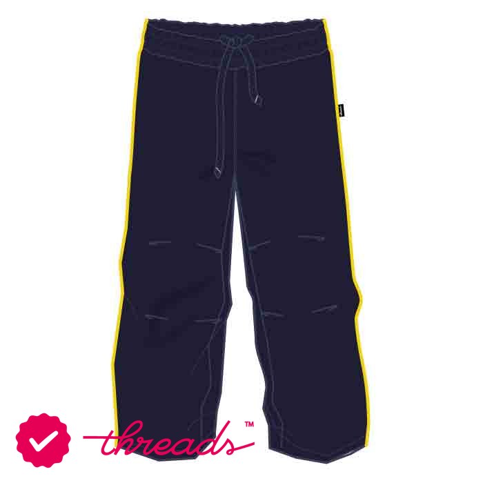 Unisex Track Pants - Navy/Yellow - GEMS Millennium School - Sharjah