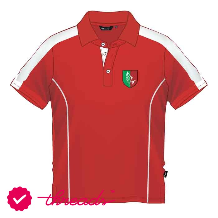 PE Polo Shirt - Red - Girls - GEMS National School - Girls