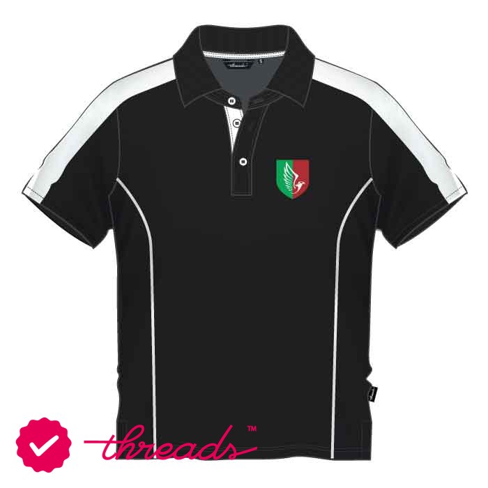 Girls PE Polo Shirt - Black - GEMS National School - Girls