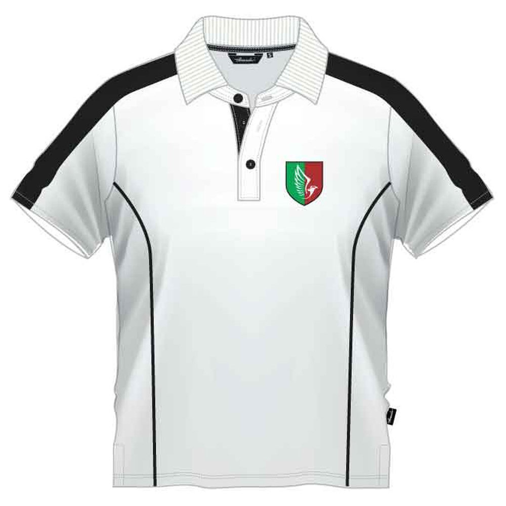Unisex PE Polo Shirt - White - GEMS Al Barsha National School