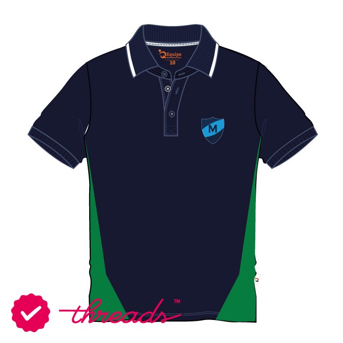 Unisex PE Polo Shirt Ns - Green - GEMS Metropole School - Motor City