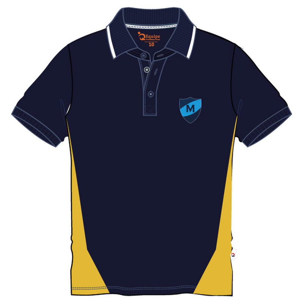 Unisex PE Polo Shirt Ns - Yellow - GEMS Metropole School - Motor City