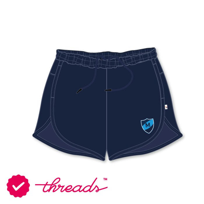 Girls PE Shorts - Navy - GEMS Metropole School - Motor City