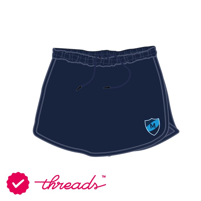 Girls PE Skort - Navy - GEMS Metropole School - Motor City