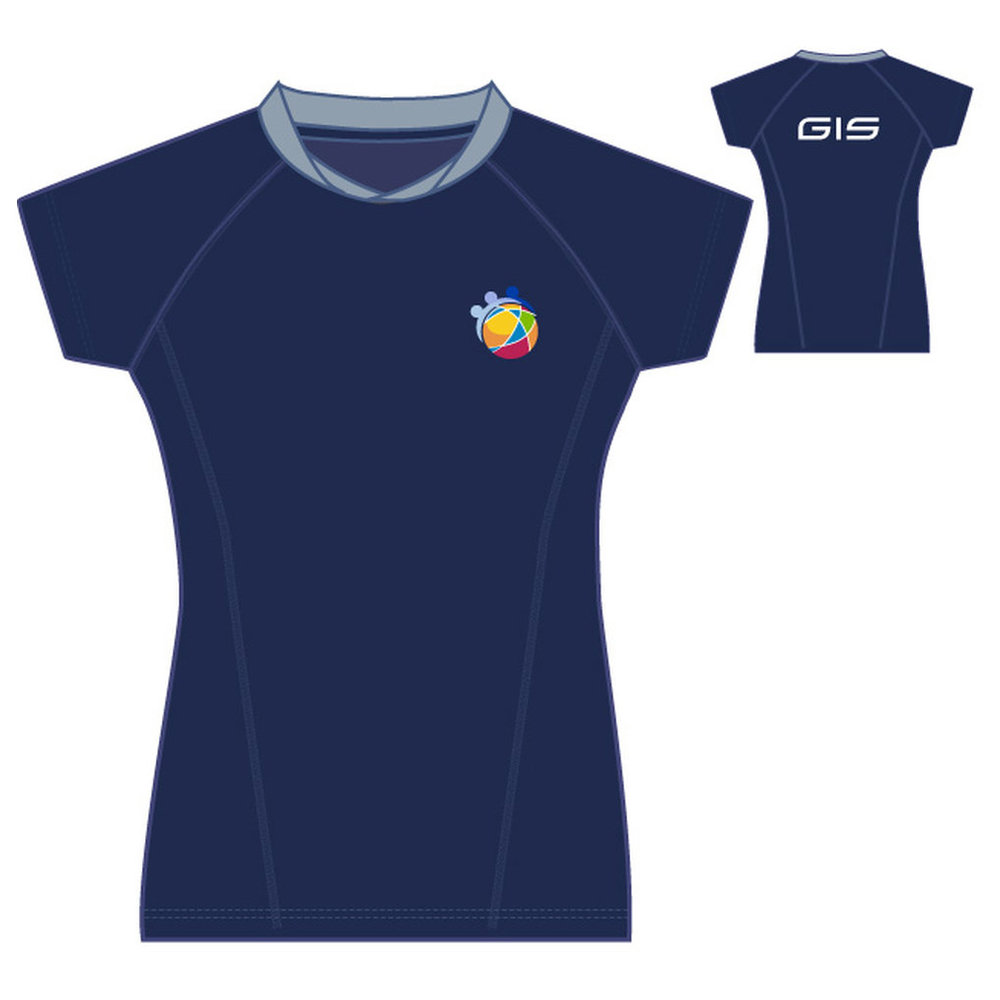 Girls PE Polo Shirt - Navy - GEMS International School