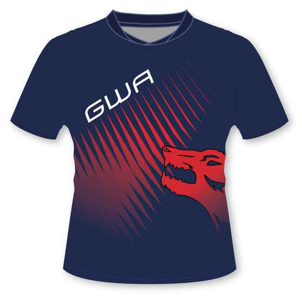Boys PE Polo Shirt - Sublimation - Navy/Red - GEMS World Academy - Dubai