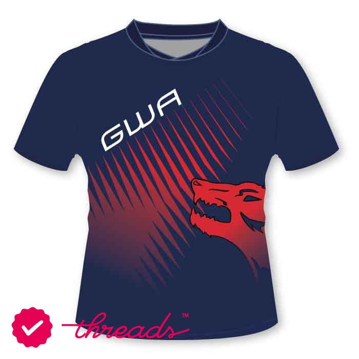Boys PE Polo Shirt - Sublimation - Navy/Red - GEMS World Academy - Dubai