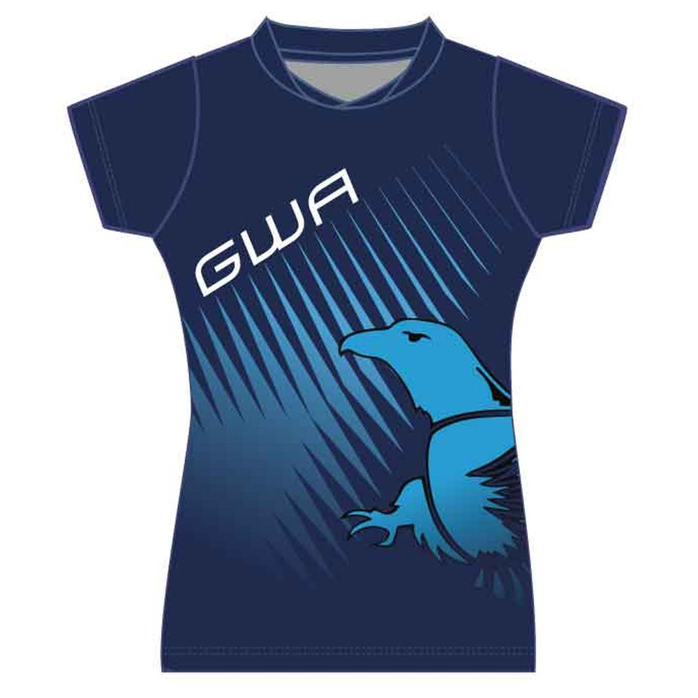 Girls - Sublimation PE Polo Shirt - Navy/Blue - GEMS World Academy - Dubai